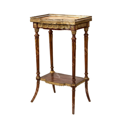 Деревянная этажерка с мраморной столешницей. Франция, 2-я пол. XIX в.