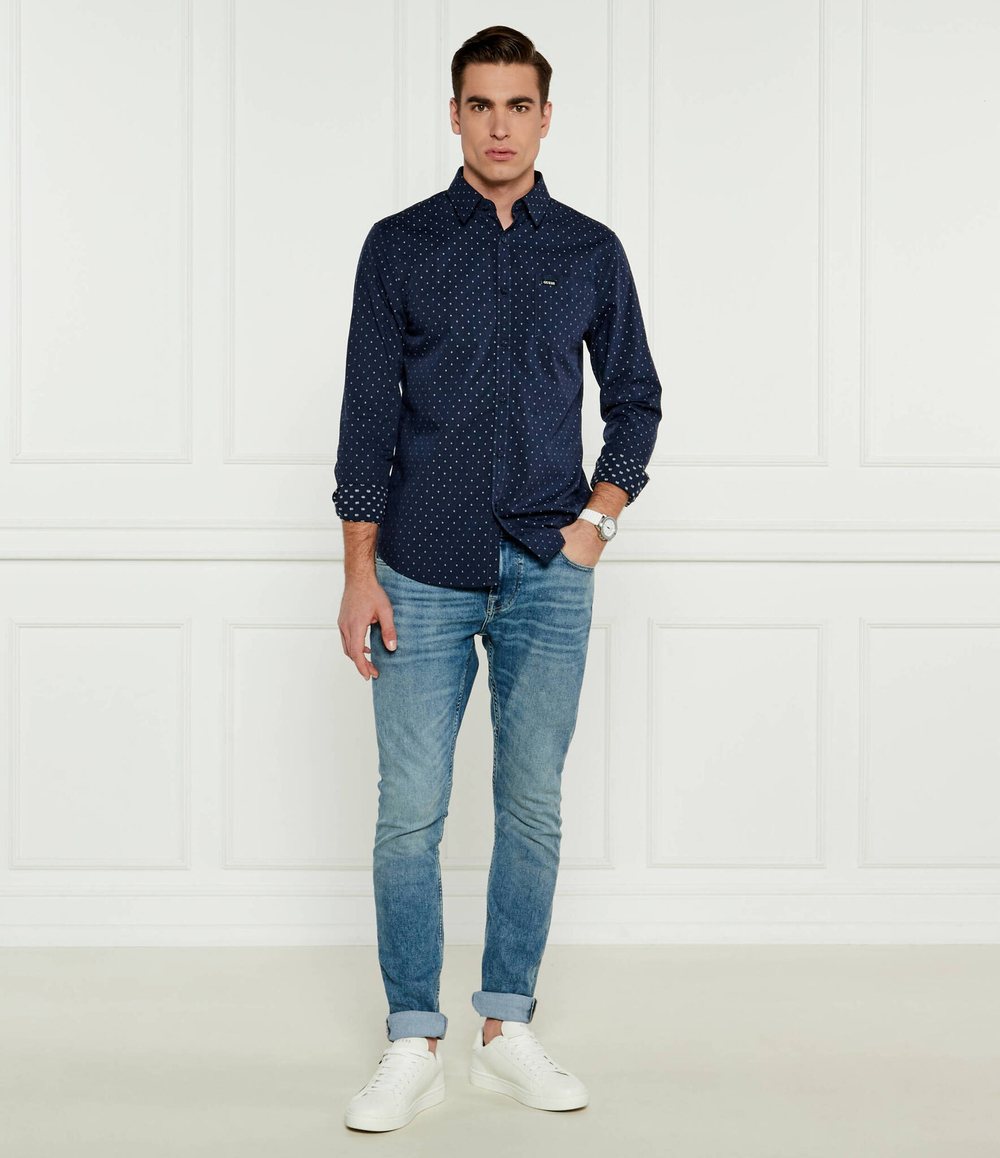 Рубашка GUESS - темно-синий(M4BH42 WGK50)