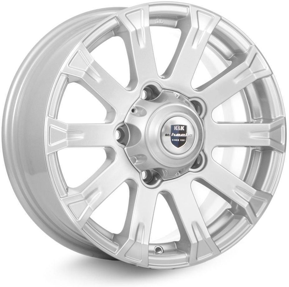 K&amp;K Байкал 7x16 5x139.7 ET 35 Dia 98 (silver)