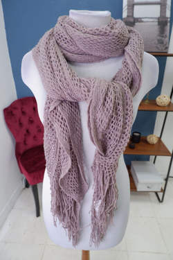 Шарф с люрексом