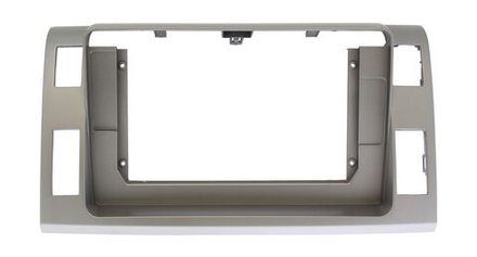 Комплект рамки с разъёмами 10" Toyota Estima 2006-2016 cо штатным 360 серая (утопленная) - Car-Smart 9575B