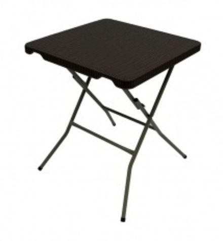 Стол складной пластиковый под ротанг