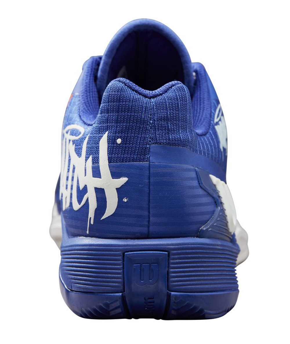 Женские Кроссовки теннисные Wilson Rush Pro 4.0 Hope Paris Clay - bluing/white/infrared