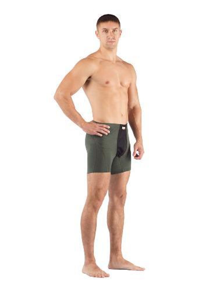 Шорты мужские NICO+/шерсть 160/ зеленый/ XXL, NICO+6262XXL