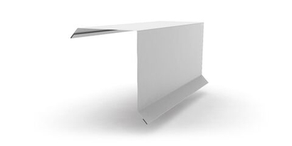 Карнизная планка с покрытием Полиэстер 0,45мм, цвет RAL 9003 2м