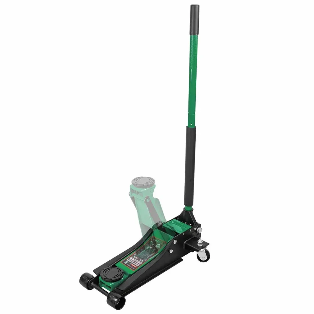 Домкрат подкатной гидравлический двухпоршневой 3т (h min 85мм, h max 430мм) RockForce RF-T830018 HT