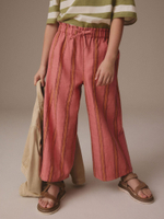 Брюки широкие для девочки Next E49-517, Розовый