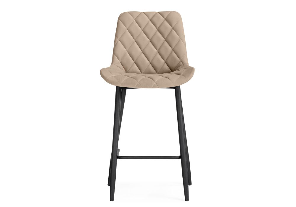 Полубарный стул Баодин Б/К бежевый / черный