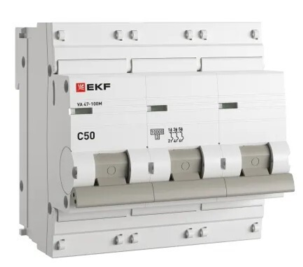 Автоматический выключатель  EKF mcb47100m-3-50C-pro