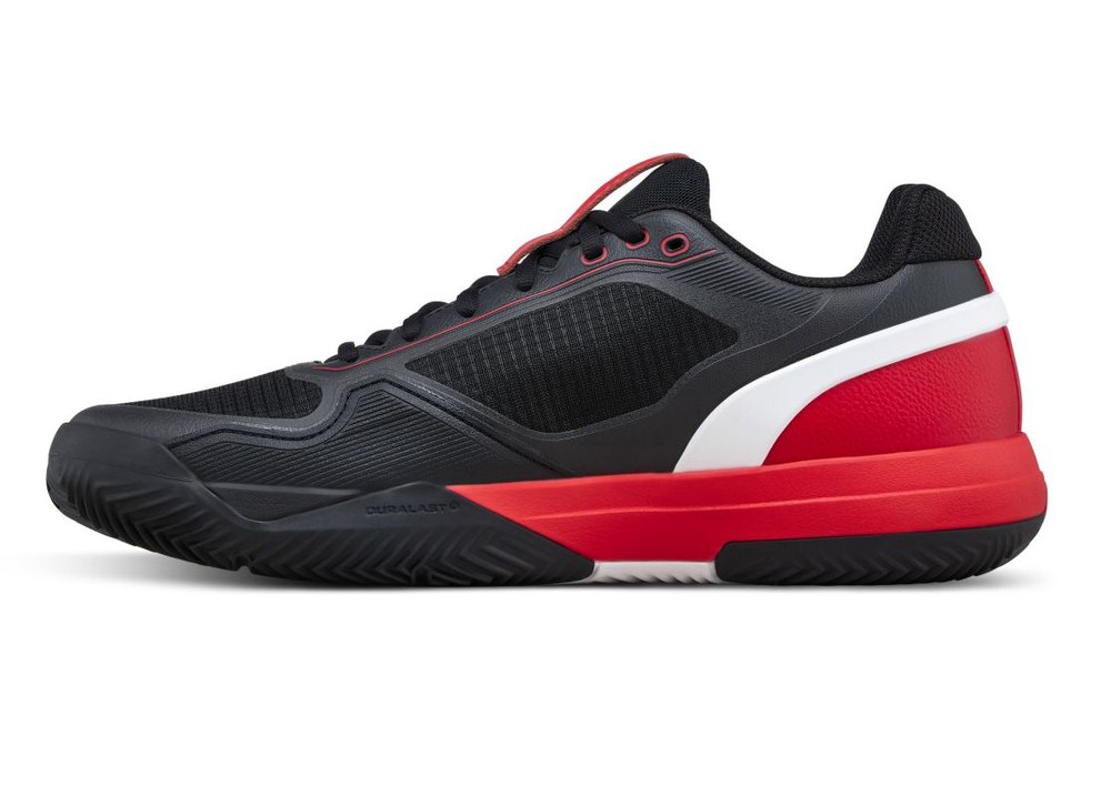 Мужские теннисные кроссовки Wilson Rush Pro 5 Clay - black/infrared/white