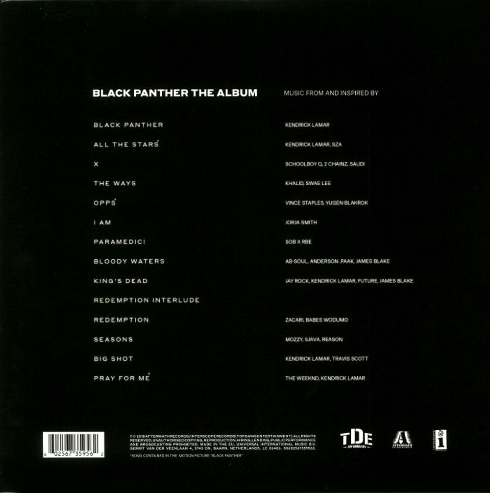 Soundtrack / Black Panther: The Album (2LP)
