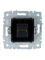 BRITE Розетка HDMI РHDMI-0-БрБ белый IEK
