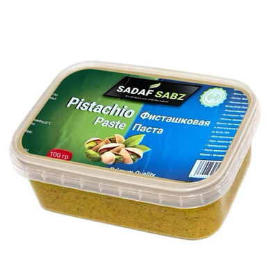 Фисташковая паста 100% «SADAF SABZ» без сахара из изумрудной фисташки 100 гр