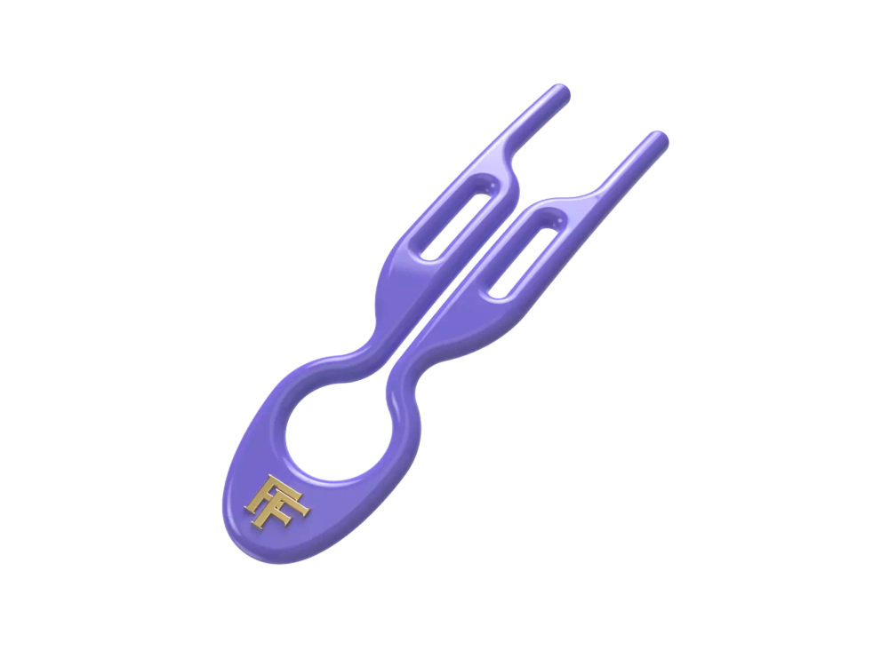 NO 1 HAIRPIN | Very Peri   - 3X HAIRPINS/BOX / Шпильки No1 Hairpin Лавандового цвета (набор из 3 шпилек)