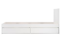 Полутораспальная кровать Мадера 140х200 белый