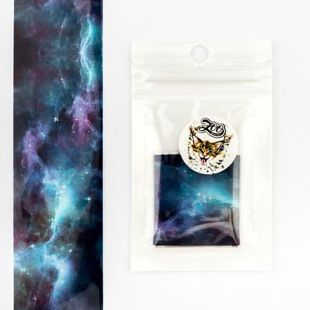 Zoo Фольга для литья переводная Космос 1492, 4х50см