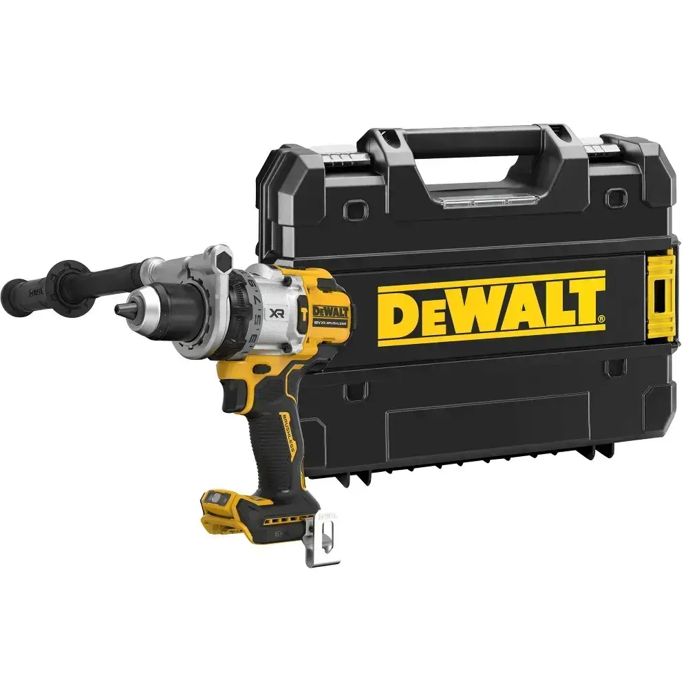 Высоконагрузочная ударная дрель-шуруповерт аккумуляторная DeWalt DCD1007NT 20В, 2250 об/мин, 169 Нм, 38250 уд/мин, без АКБ и ЗУ, с ящик для инструментов