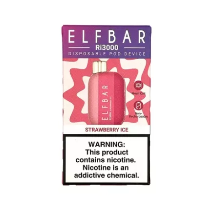 ELF BAR Ri3000 - Strawberry Ice (5% nic)