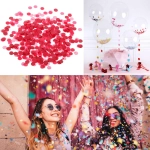 Конфетти «Круги красные» 10 г, бумага