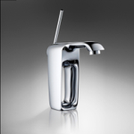 Смеситель для раковины Steinberg Серия 220 с керамическим картриджем Джойстик, без сливного гарнитура, с гибкими шлангами 3/8“, хром 220 1010