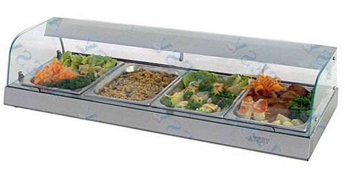 Тепловая витрина САКУРА-ТЕРМ-1200 (4 гастроёмкости в комплекте)