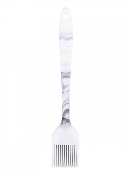 Кисточка силиконовая 21x3,5 белый нерж.сталь ABS пластик
