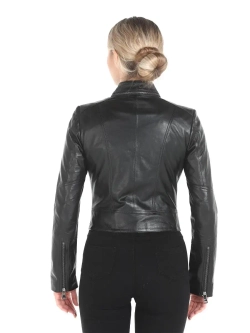 Косуха кожаная куртка женская Турция