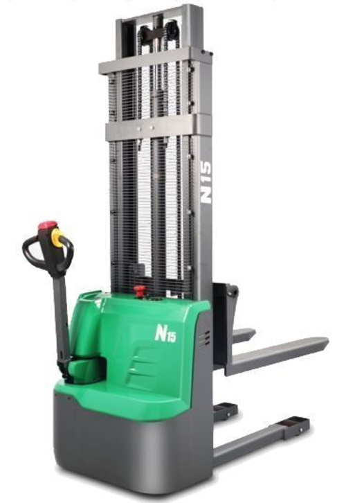 Штабелер самоходный (раздвижные вилы) 1,5 т 2,5 м XILIN CDD15R-EN сопровождаемый