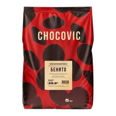 Шоколад белый 29.9% Chocovic Бенито 5 кг