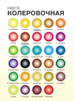 Паста колеровочная универсальная ECOTERRA колер-паста лайм/зеленый/салатовый N33 100 мл