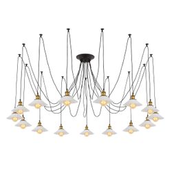 Citilux Эдисон CL451151 Люстра паук Венге Бронза