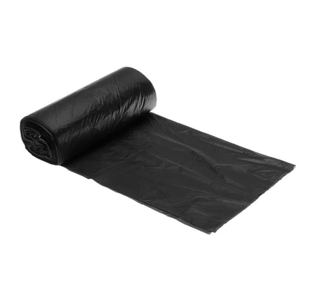 Пакет мусорный 120л ПВД 50мкм черный (20 шт/рул) (smart)