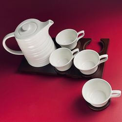 Lenardi 235-080 Чайный набор 10пр. 180мл TROPICAL в под.уп.(х4)Фарфор