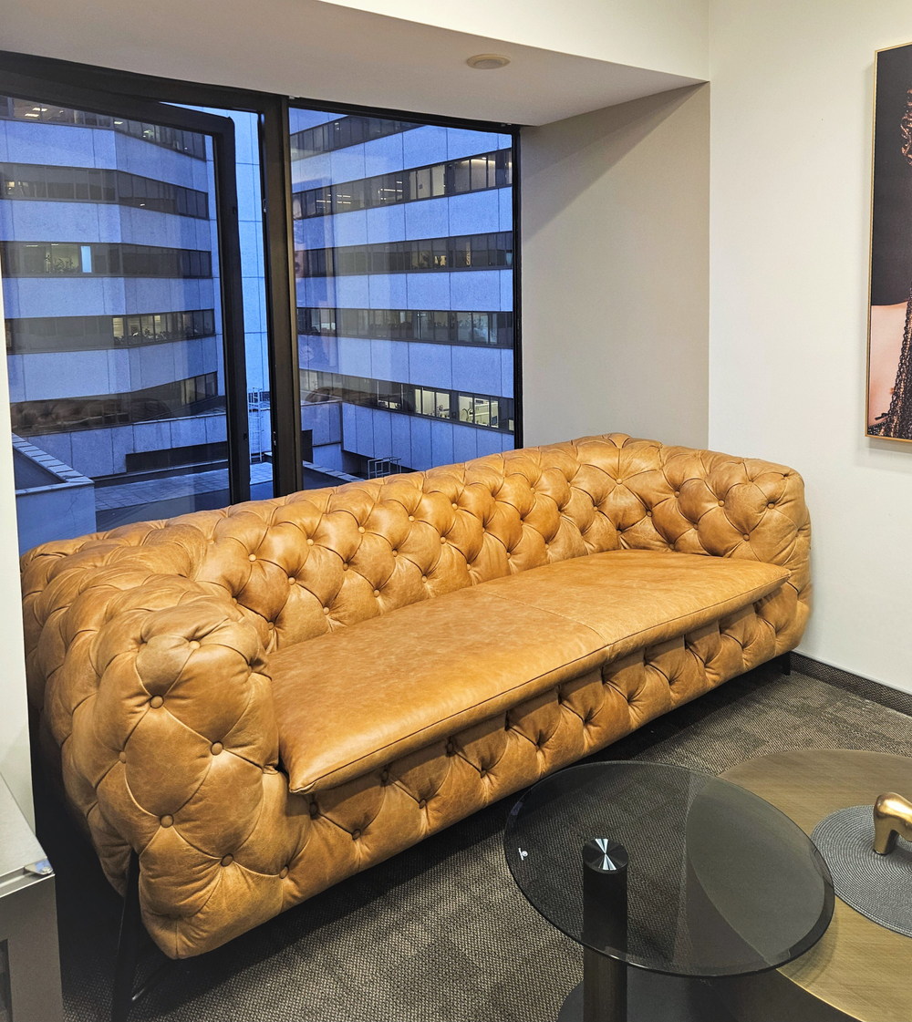 Диван Chesterfield Baroque Vintage Leather 3 Seater