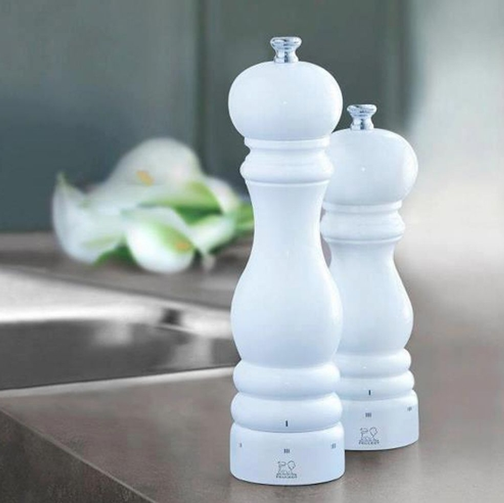 Мельница для соли 18 см Peugeot Paris Select белая Франция фото