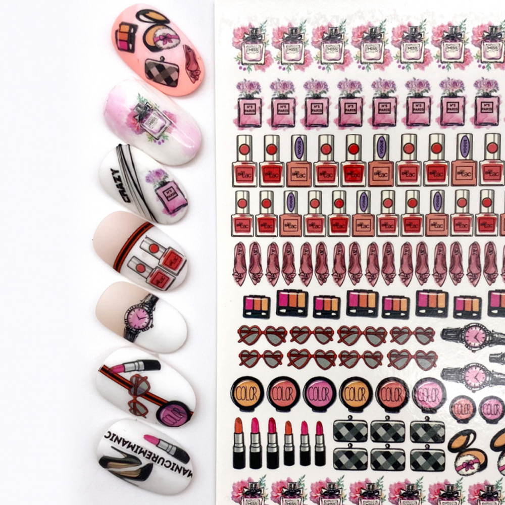 Naildress Slider Design №4 «Косметика»