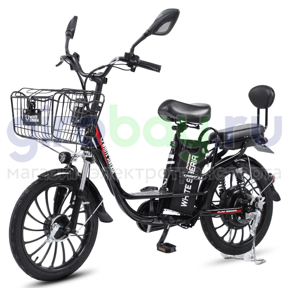 Электровелосипед WHITE SIBERIA CAMRY 3.5 1200W (60V / 16Ah) фото фото №1