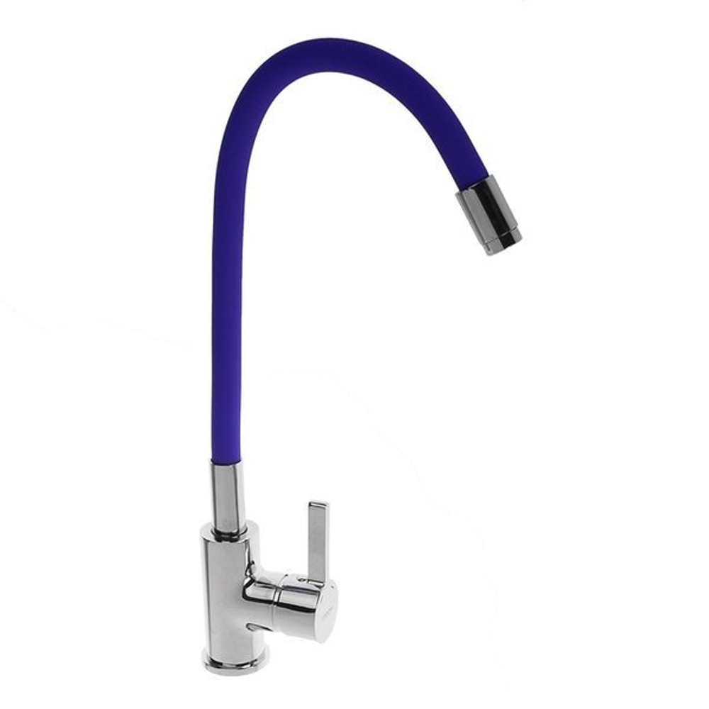 L7503-8 Излив гибкий (силиконовый, гайка 3/4) фиолетовый