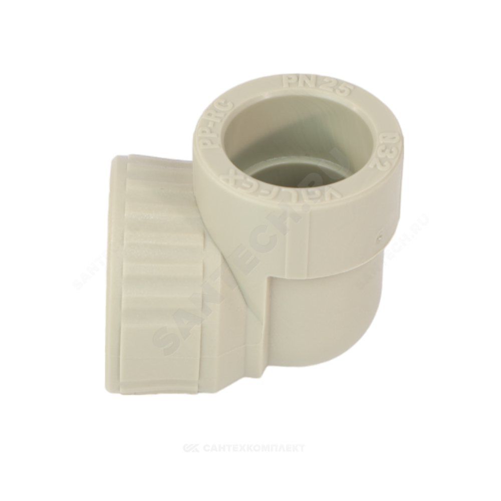 Угольник PP-R комбинированный серый Дн 25х1/2" ВР VALFEX 10125125Г