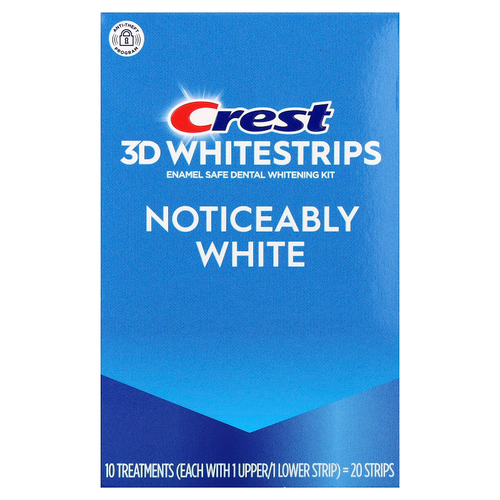 Crest, 3D Whitestrips, набор для безопасного отбеливания зубов, 20 полосок