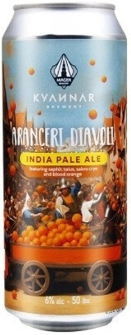 Пиво КУЛИNAR Оранжевые Дьяволы / Kulinar Arancieri Diavoli 0.5 - банка