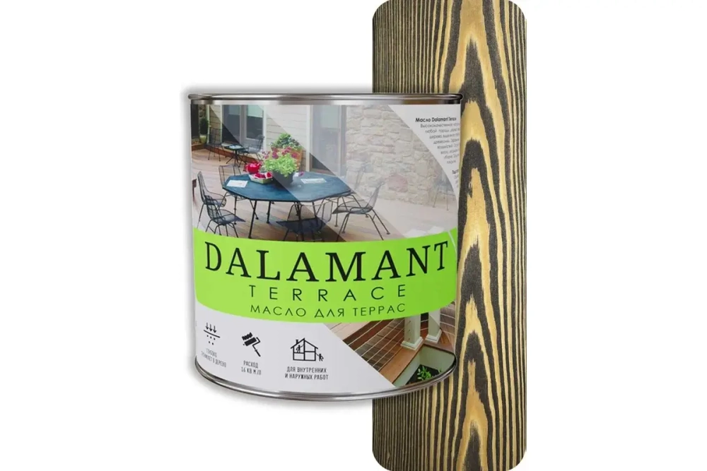 Масло для террас Dalamant Terrace эбен