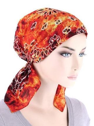 Бандана Тай-дай оранжевая