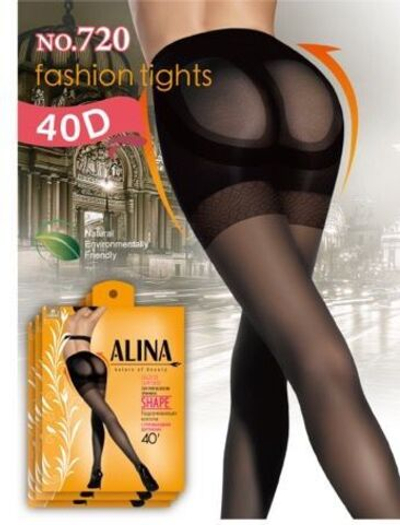Колготки ALINA с утягивающими шортами 40 дэн - 60 шт