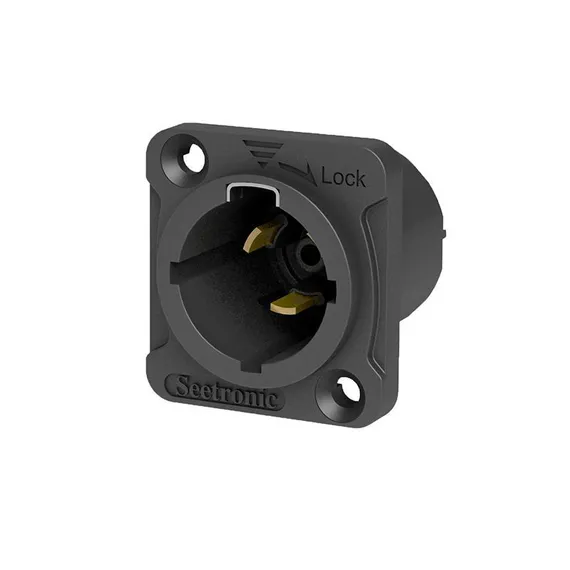 Seetronic SAC3MPX-LY(05) Панельный разъем powerCON, 16 А, power IN (для входа питания)