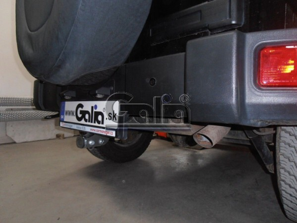 Фаркоп оцинкованный Galia J008A для Jeep Wrangler JK 2007-(паспорт и сертификат в комплекте)(без электрики)