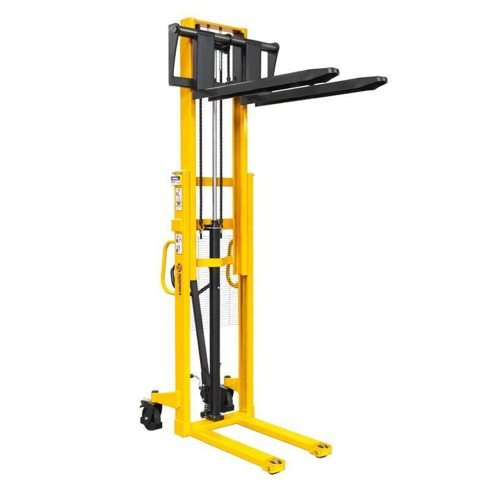 Ручной гидравлический штабелер SDJ 1525 (1500 кг; 2,5 м; вилы 310-830 мм) SMARTLIFT (SMART)