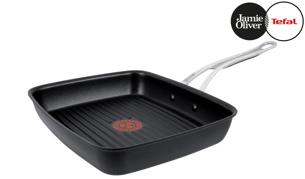 Сковорода-гриль квадратная Tefal Jamie Oliver 23х27 см E2114173