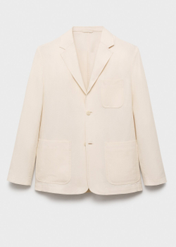 Костюмный пиджак из смеси льна и лиоцелла