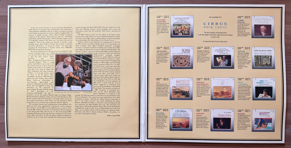 Sir Charles Groves, Royal Philharmonic Orchestra & Chorus ‎– Music For The Last Night Of The Proms 2LP (Англия 1990г.) Т